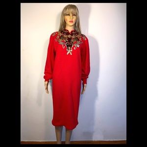Stunning Vintage Ivana wool and angora dress